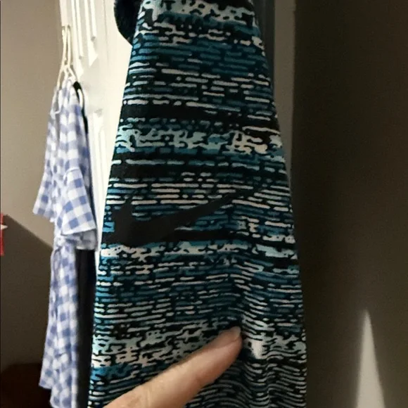 Nike Pro Dri-FIT 1/2 Zip Pullover | S | Blue Digital Print 💙 - Picture 4 of 9